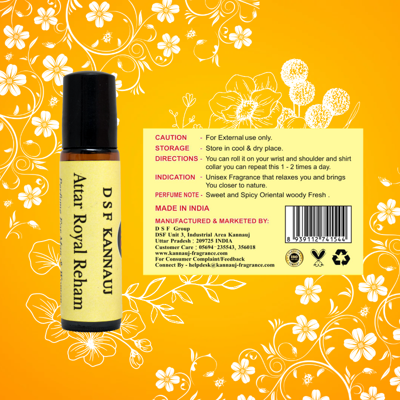 पुरुषों और महिलाओं के लिए रॉयल रेहम अत्तर