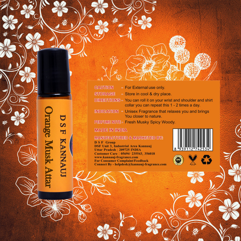 पुरुषों और महिलाओं के लिए ऑरेंज मस्क अत्तर