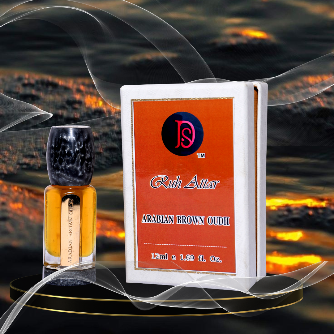 Long-Lasting Brown Oudh Attar Fragrance