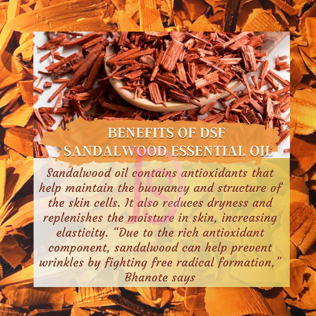 Organic Sandalwood Oil Pure for Skincare