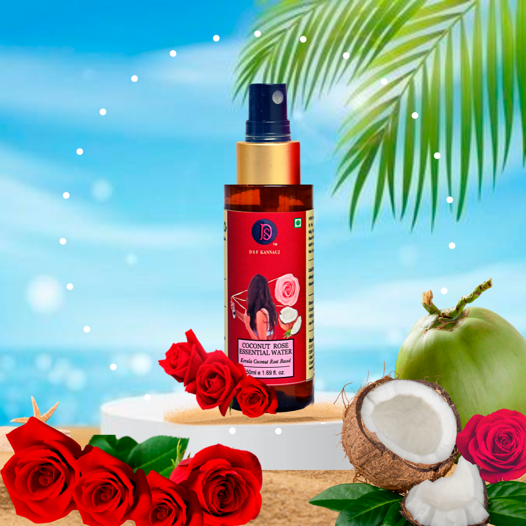 डीएसएफ नारियल गुलाब जल II डीएसएफ नारियल गुलाब आवश्यक जल II डीएसएफ नारियल गुलाब हाइड्रोसोल