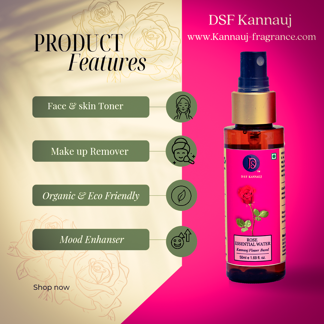 Natural Rose Water Toner Mist