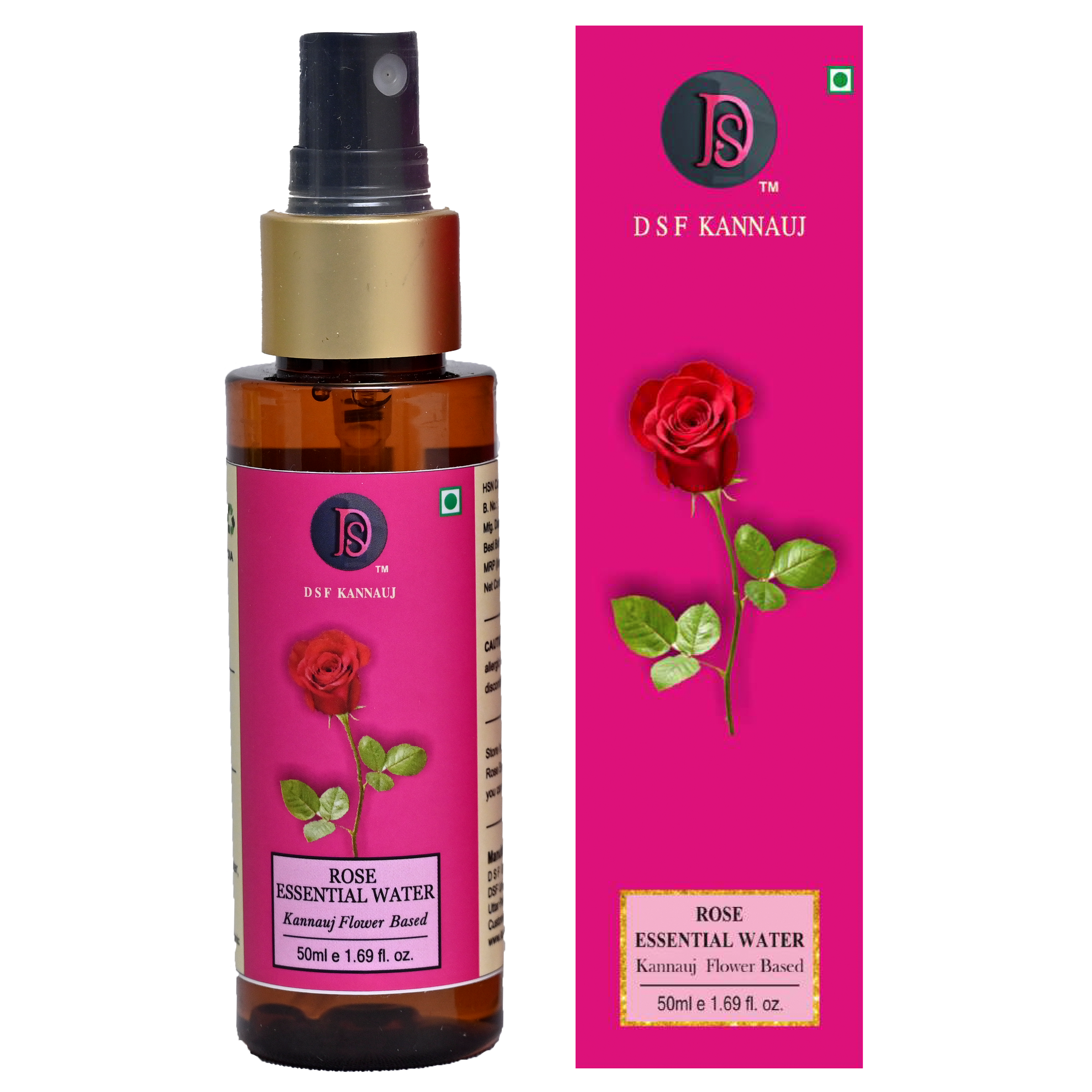 DSF Kannauj Pure Rose Water Bottle