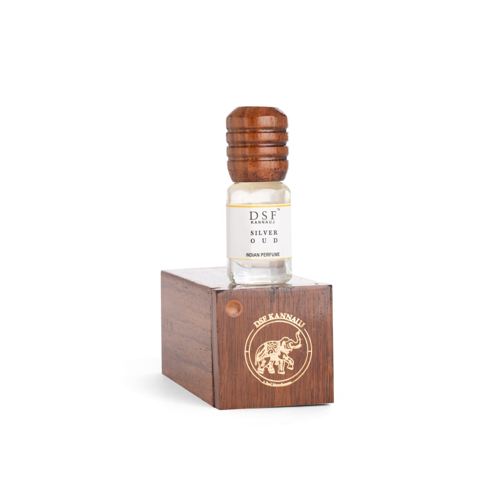 DSF Kannauj Silver Oudh Attar Bottle